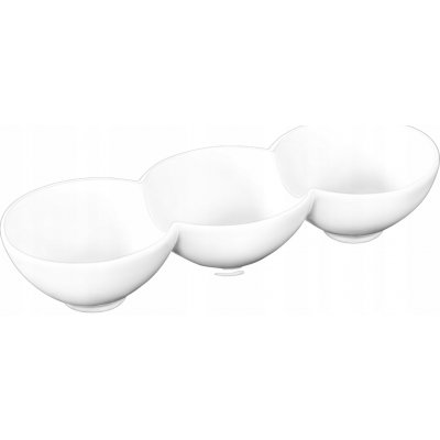 WILMAX Dělený servírovací talíř 26x9,5x5 cm – Hledejceny.cz