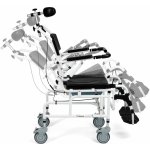 Timago Toaletní sprchové křeslo pojízdné MASTER PLUS - polohovací, výškově stavitelné – Sleviste.cz