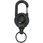Přívěsek na klíče KOMBAT HEAVY DUTY s navíjákem a karabinou ČERNÁ – Hledejceny.cz