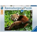 RAVENSBURGER Panda červená 500 dílků – Zboží Dáma
