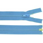 Spirálový zip no.5 rozepínací 80cm - více barev color: 591 světle modrá – Hledejceny.cz