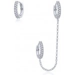 MOISS Set stříbrných kruhových náušnic se zirkony E0004219 – Sleviste.cz