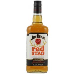 JIM BEAM RED STAG Black Cherry 1 l (holá láhev)