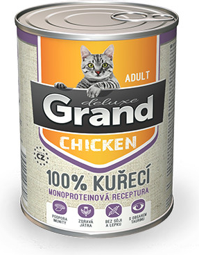 Grand deluxe kuřecí pro kočky 400 g