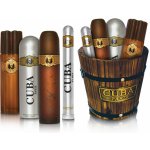 Cuba Cuba Gold Dárková sada pánská toaletní voda 100 ml, After Shave Cuba Gold 100 ml, pánský deodorant Cuba Gold 200 ml a Cuba Gold pánská toaletní voda 35 ml