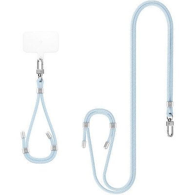 Spigen Universal Set 2 popruh a poutko s karabinou světle modrá – Zbozi.Blesk.cz