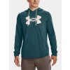 Pánská mikina Under Armour UA Rival Terry Logo Hoodie zelená