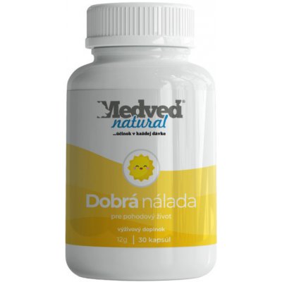 Medveď natural Dobrá nálada 30 kapslí – Hledejceny.cz