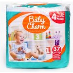 Baby Charm Super Dry Flex 4 Maxi 7-18 kg 37 ks – Zboží Dáma