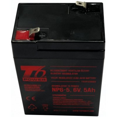 T6 power NP6-5 6V 5Ah – Zboží Mobilmania