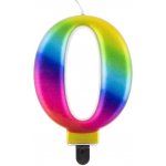 Godan Narozeninová svíčka 0 duhová – Sleviste.cz