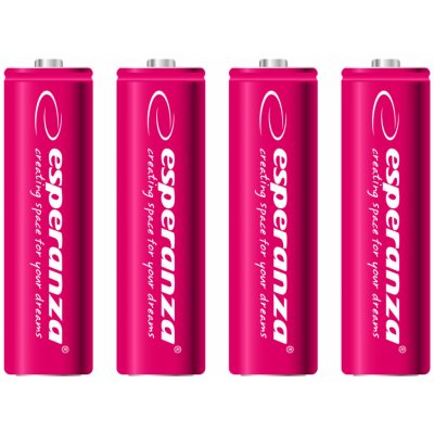 Esperanza AA 2000mAh 4ks EZA104R – Zboží Živě