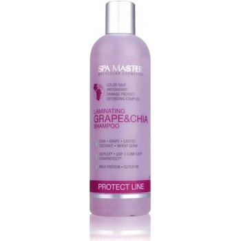 Spa Master Laminating grape&chia šampon pro ochranu vlasy s pH 4,5 330 ml