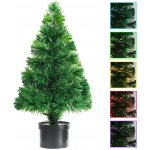 zahrada-XL Umělý vánoční stromek s optickým vláknem 64 cm zelený – Zbozi.Blesk.cz