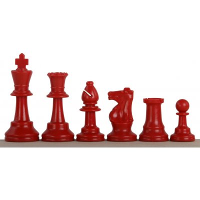 Šachové figurky Staunton velké, červené – Hledejceny.cz