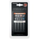 Panasonic Eneloop Charger BQ-CC55 + 4 x R6/AA Eneloop PRO 2500mAh BK-3HCDE K-KJ55HCD40E – Zboží Živě