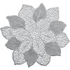 Zeller prostírání Flower stříbrná 43cm
