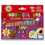 Barvy na sklo slupovací 12 x 10,5ml – Zboží Dáma