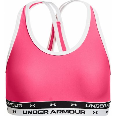 Under Armour Crossback Solid dívčí sportovní podprsenka ružová – Zboží Mobilmania