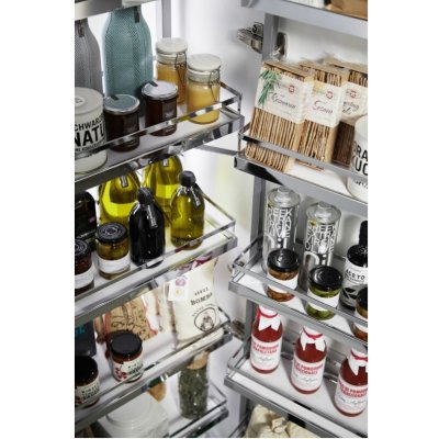 KES TANDEM II potravinová skříň Arena Style bílá/ chrom 1700 mm - 450 mm – Zbozi.Blesk.cz