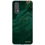 Picasee silikonový průhledný obal pro Realme 7 - Green – Zboží Živě