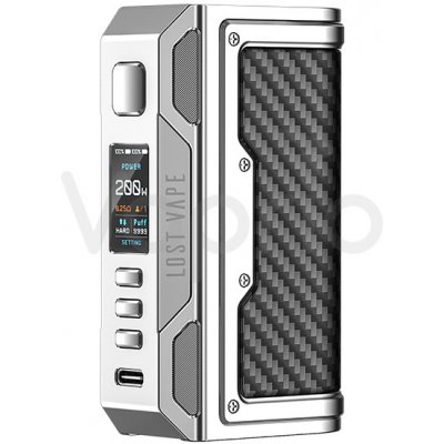 Lost Vape Thelema Quest 200W Box Mód - SS Carbon Fiber – Zbozi.Blesk.cz