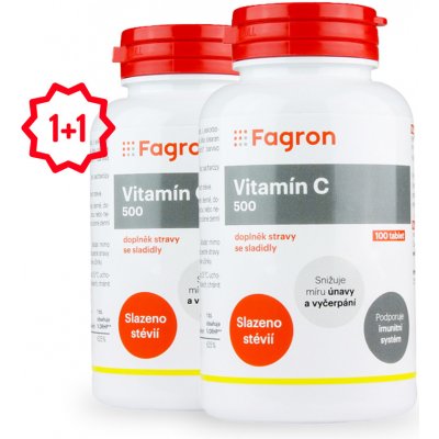 Fagron Vitamín C 500 100 tablet – Zboží Mobilmania