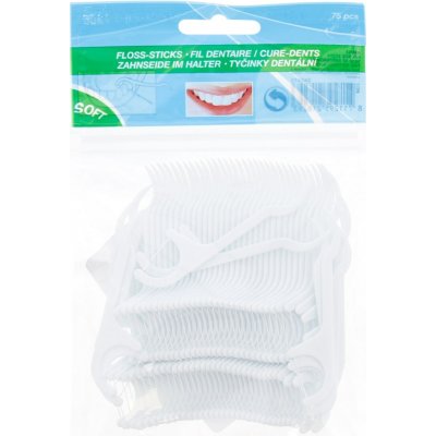 Risesnu Dentální párátka s nití 75 ks – Zboží Dáma