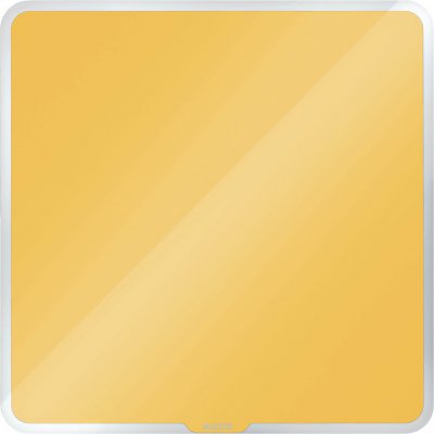 Leitz Tabule magnetická skleněná COSY - 45 x 45 cm / teplá žlutá, 447654 – Zboží Mobilmania
