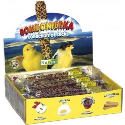 NESTOR BONBONIERKA tyčinka pro kanáry 43 g – Hledejceny.cz
