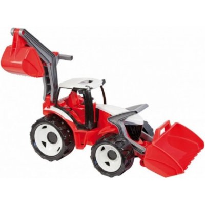 Lena Traktor se lžící a bagrem 107 cm modro-šedý plast 02081 – Zboží Mobilmania