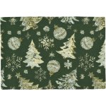 Sander Prostírání Crystal Tree s vánočním motivem green 853164-02 35x50cm – Zboží Mobilmania