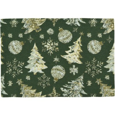 Sander Prostírání Crystal Tree s vánočním motivem green 853164-02 35x50cm – Zboží Mobilmania