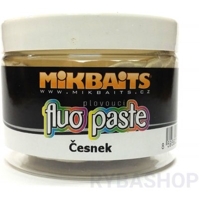 Mikbaits Fluo paste plovoucí těsto 100g Česnek