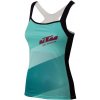 Cyklistický dres KTM Line Top aqua/vital blue dámský