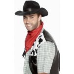 Klobouk kovboj černý se zdobením – Zboží Mobilmania