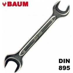 Klíč oboustranný maticový 17 x 19 mm DIN 895 chromovaný BAUM 751719