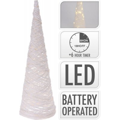 HOMESTYLING Vánoční světelný stromek 40 cm 20 LED