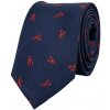 Kravata Bubibubi kravata s raky tmavomodrá