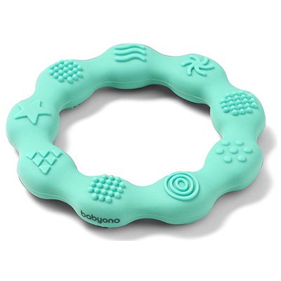 BabyOno silikon kousátko Ring mátová – Zboží Dáma