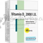 Generica Vitamin D3 2000 I.U. 60 kapslí – Hledejceny.cz