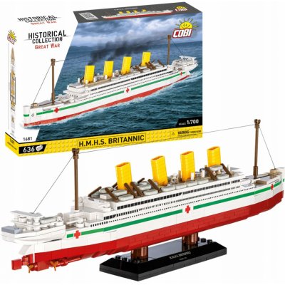 COBI 1681 H.M.H.S. Britannic, 1:700, 636 k – Zboží Dáma
