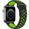 Řemínek k chytrým hodinkám Eternico Sporty pro Apple Watch 42mm / 44mm / 45mm Vibrant Green and Black AET-AWSP-GrBl-42