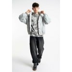 Reporter Young Chlapecké tmavě šedé džíny BAGGY s vintage efektem seprání TMAVĚ ŠEDÁ – Hledejceny.cz