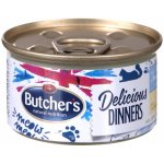 Butcher's Cat Class.Delic.Dinners tuňák ryby 85 g – Hledejceny.cz