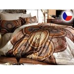 Brotex povlečení Satén Inferno natur zipový uzávěr 200x200 70x90 – Zboží Dáma