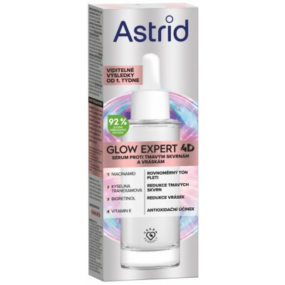 Astrid Glow Expert 4D sérum proti tmavým skvrnám a vráskám 30 ml – Zboží Mobilmania