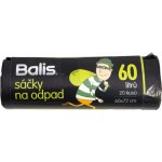 Balis pytle HDPE 60 l 7µm 20ks černé – Hledejceny.cz