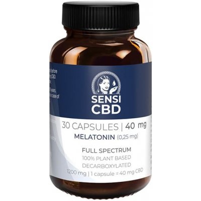 SENSI SEEDS CBD melatoninové kapsle 40 mg 30 ks