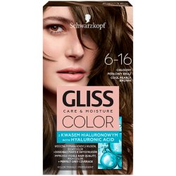 Schwarzkopf Gliss Color barva na vlasy Chladný Perleťově Hnědý 6-16